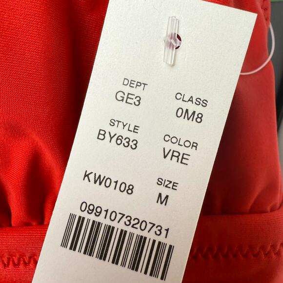 J. Crew DD halter Tie-back Bikini Top Womens Red Medium Swim Summer NWT - Picture 6 of 6
